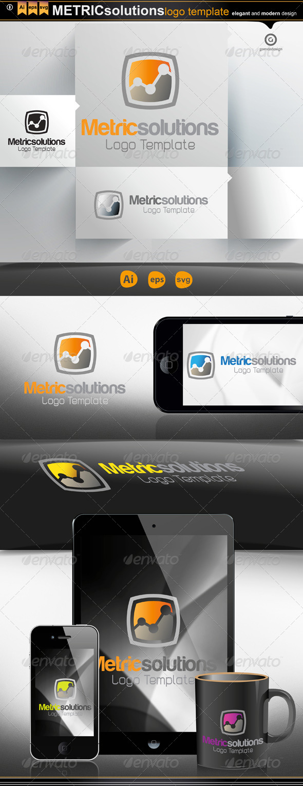 Metric Solutions - Logo Templates