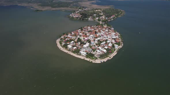 Aerial Golyazi Village In Bursa alt