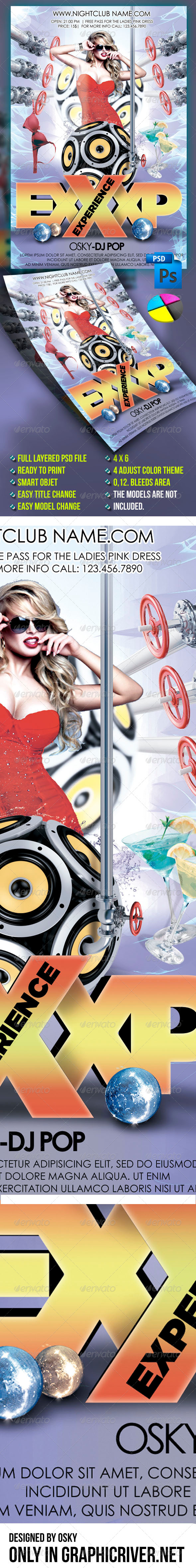 Experience Party Template - Events Flyers