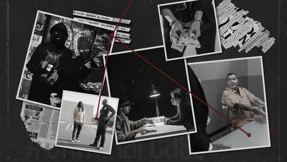 Criminal Photo Slideshow Openers template preview