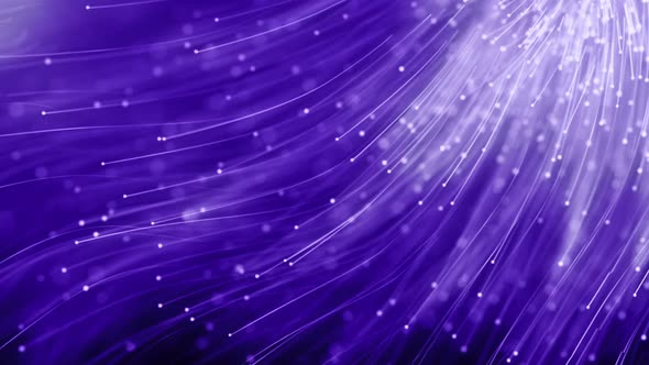 Abstract Particle Waves Violet 01