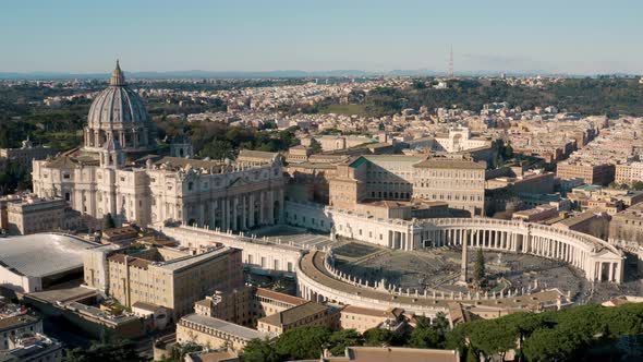 St. Peter's Basilica and St. Peter's Square alt