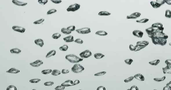 Abstract Shaped Bubbles Rising Through Water alt