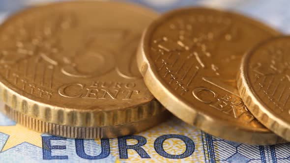 Money Of Euro Coins 