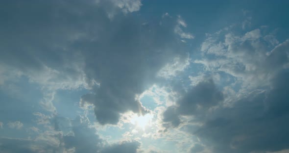 Beautiful Blue Sky on a Sunny Day