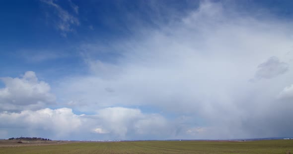 Clusters Of Snow Clouds Timelapse alt