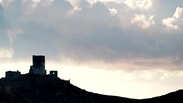 Stone Tower House, Mani Greece, Time Lapse