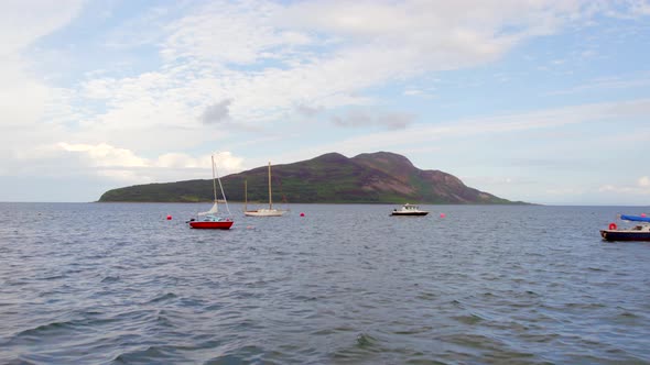 The Holy Isle in Scotland Which Is A Secluded Island In The Firth of Clyde alt