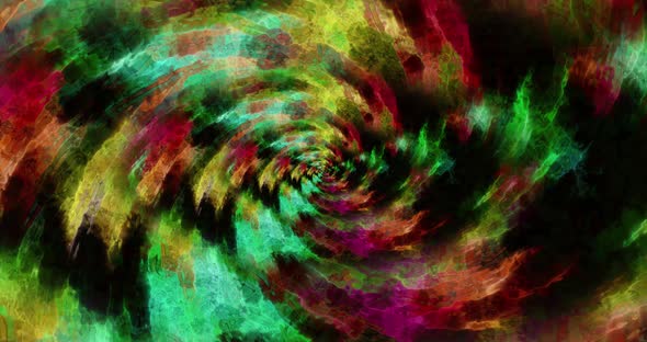 Abstract twirling gradient background.Holographic background animation.