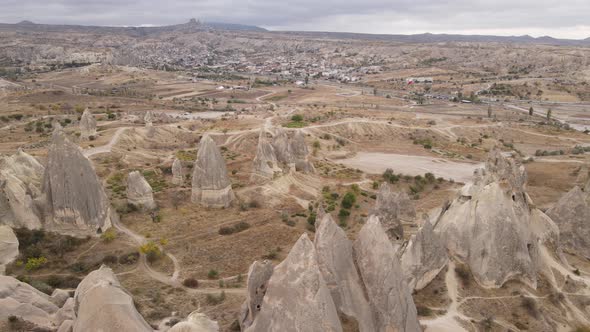 Aerial View Cappadocia Landscape alt