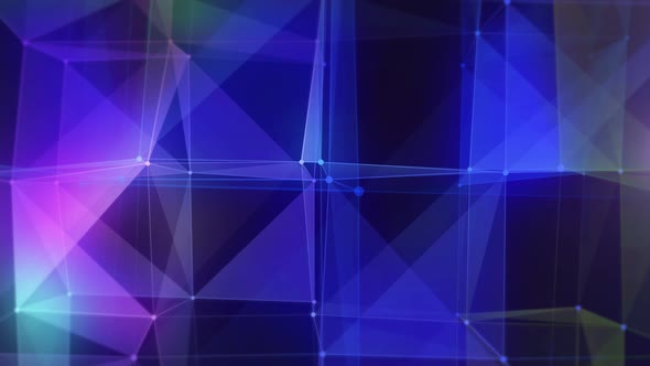 Plexus Colorful Background