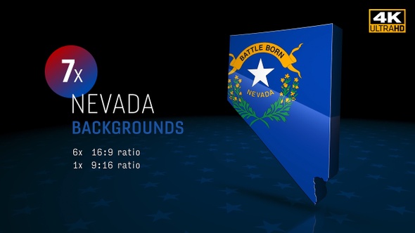 Nevada State Election Backgrounds 4K - 7 pack