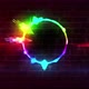 Audio spectrum music neon sign neon on brick wall