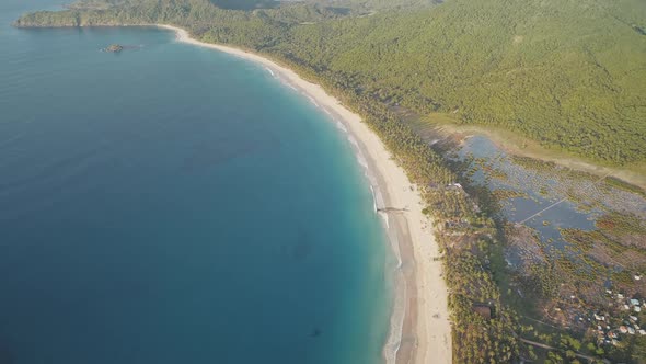 Sun Tropic Seascape of Sea Bay Aerial