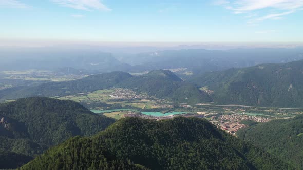 Mountains and hills on a summer day alt