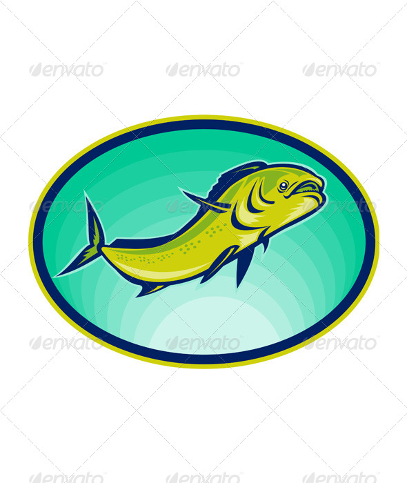 Dorado Dolphin Fish Mahi-Mahi - Animals Characters