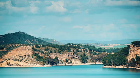 Spanish Landscape, Lake near Ardales, Andalucia