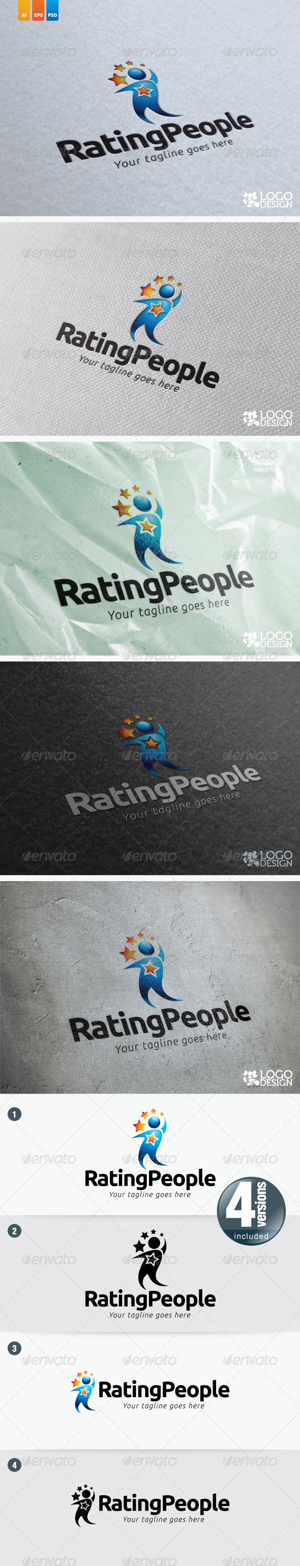 Rating People - Humans Logo Templates