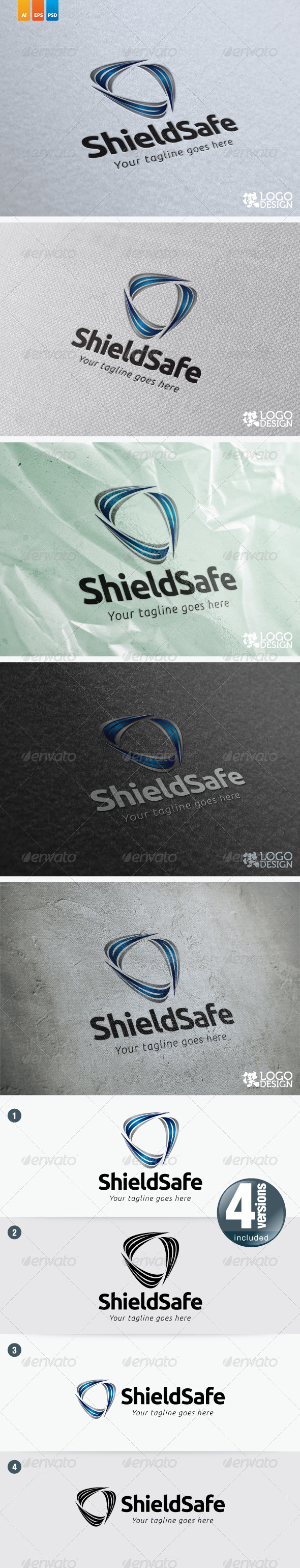 Shield Safe - Symbols Logo Templates