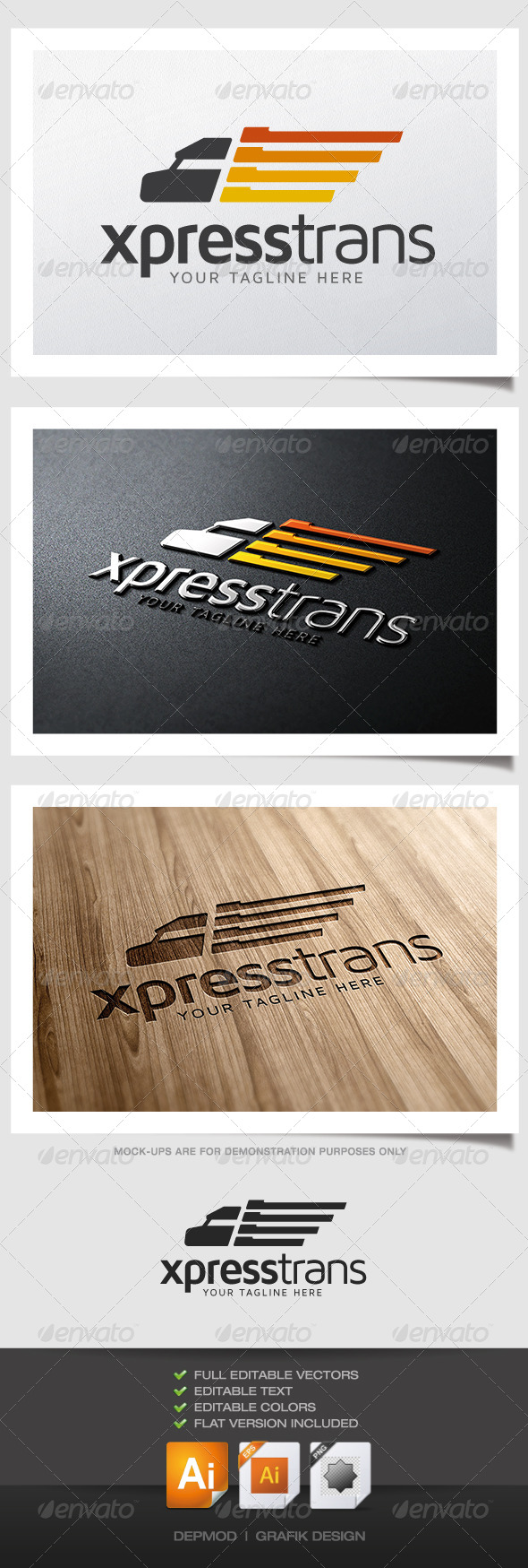 Xpress Trans Logo - Symbols Logo Templates