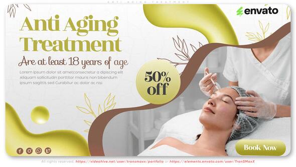 Anti Aging Treatment Openers template preview