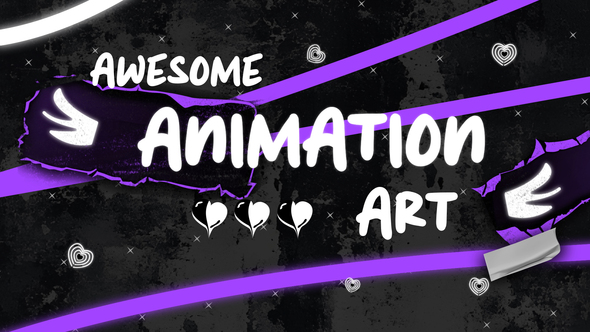 Dynamic Grunge Paper Promo Openers template preview