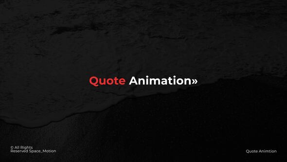 Quote Animation | After Effects Titles template preview