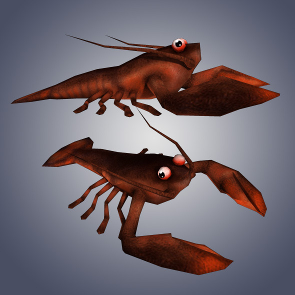 Low Poly Lobster - 3Docean 4948470