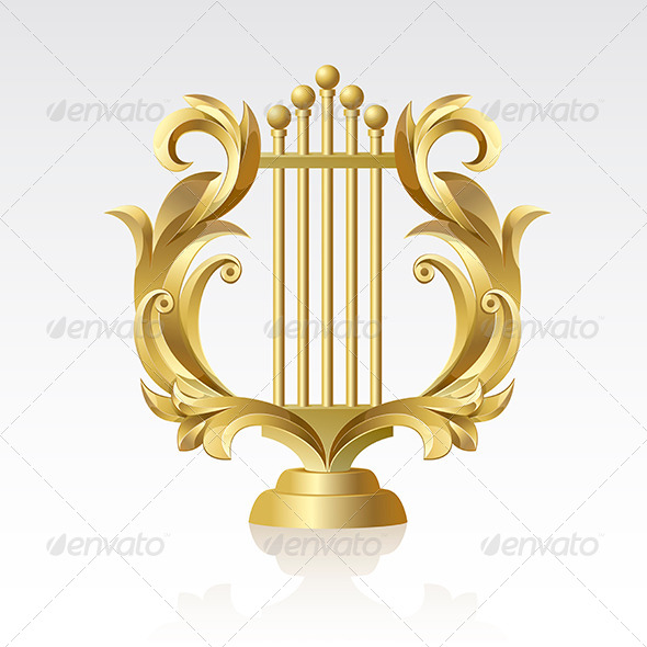 Lyre - Man-made Objects Objects