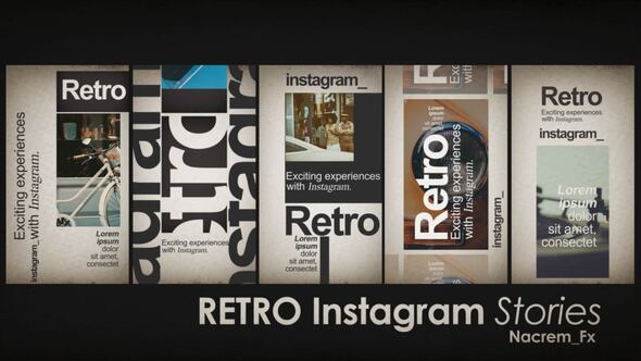 Vintage Instagram Stories Product Promo template preview