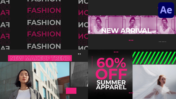 Fashion Apparel Opener | After Effects Openers template preview