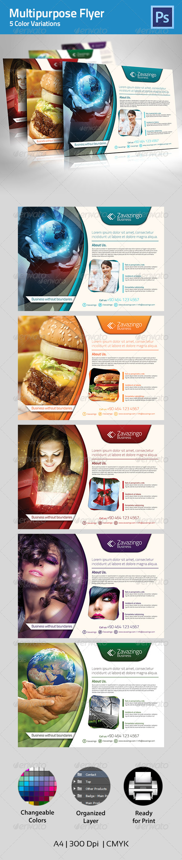Multipurpose Flyer - Corporate Flyers