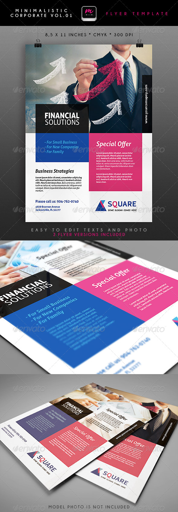 Minimalistic Corporate Flyer 1 - Corporate Flyers