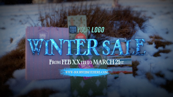 Winter Sale Collection Product Promo template preview