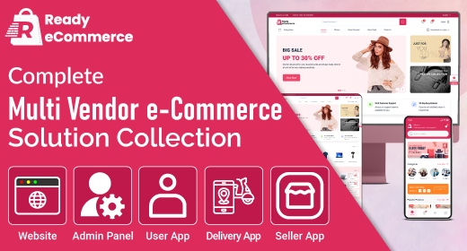 Ready eCommerce - Complete Multi Vendor eCommerce