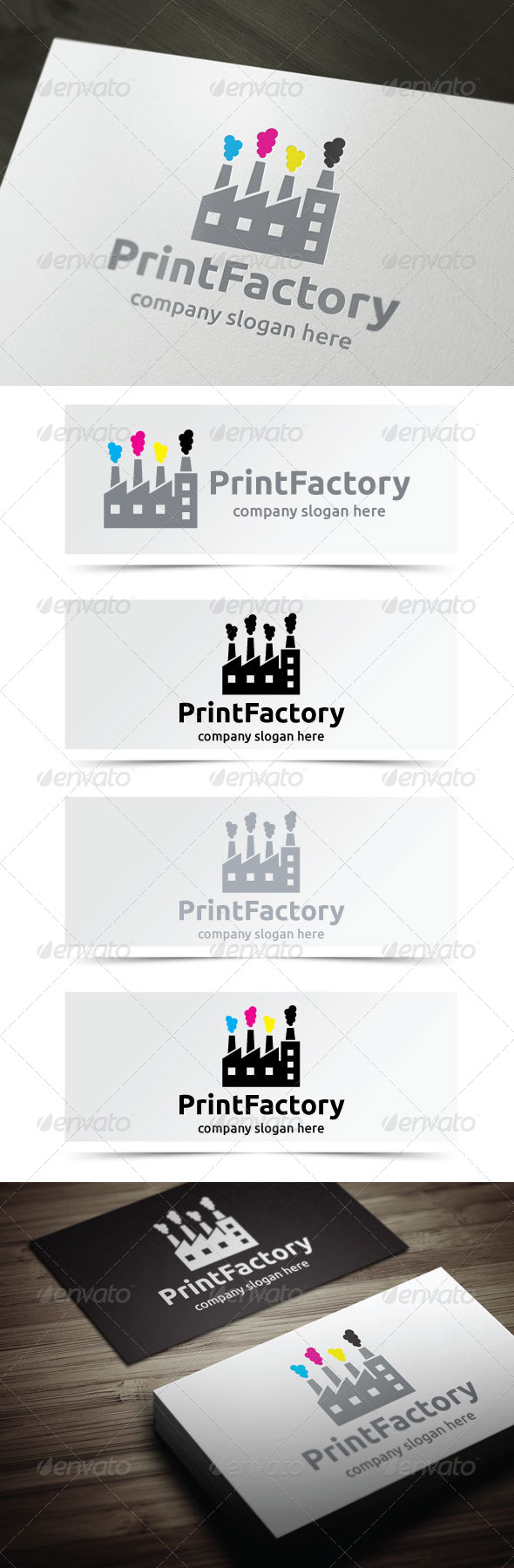 Print Factory - Buildings Logo Templates