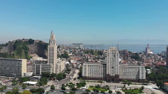 Architecture, Rio De Janeiro, Brazil (Aerial View, Panorama, Drone Footage)