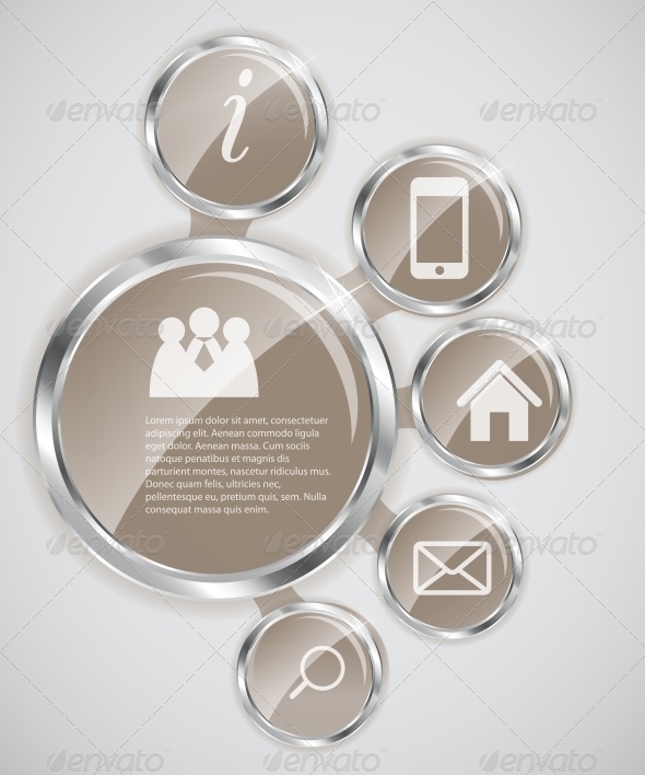 Website Template. Vector Illustration. - Web Elements Vectors