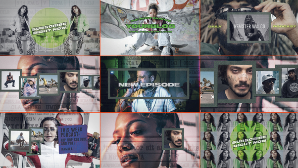 Podcast Trailer Openers template preview