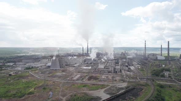Industrial Environmental Pollution  Emission of Pollutants From Factories alt