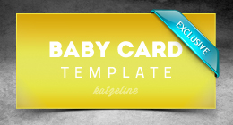 Baby Card Template