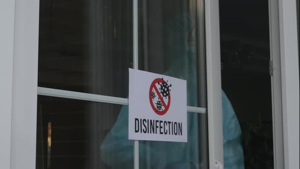 Coronavirus Pandemic - Cleaning and Disinfection. alt