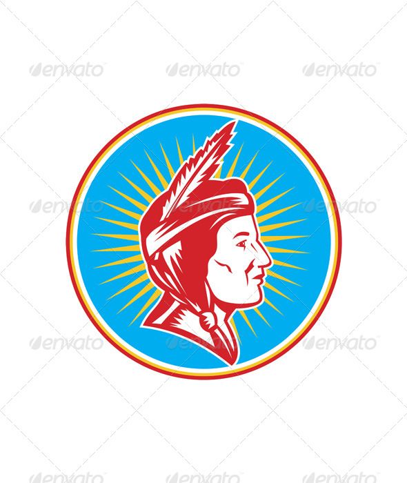 Native American Indian Squaw - People Characters