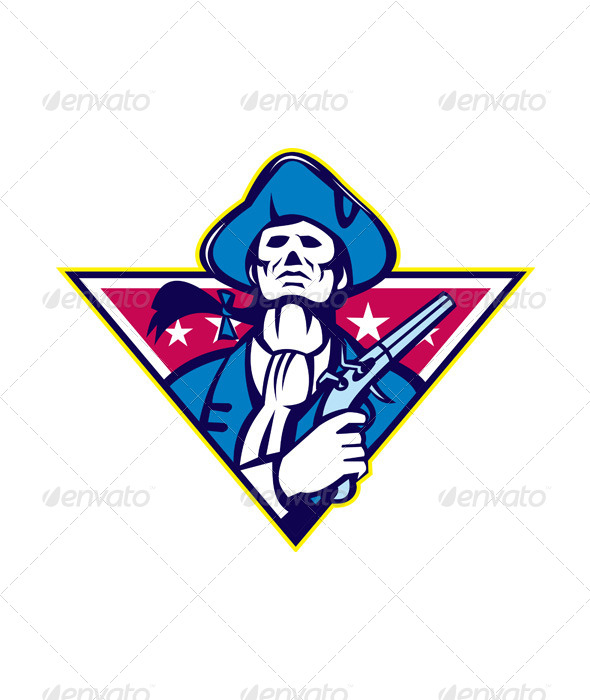 American Patriot Minuteman Flint - People Characters