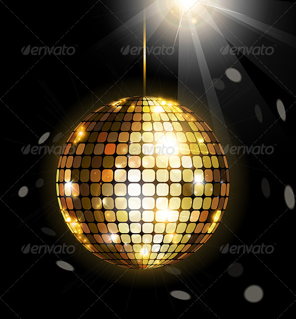 Shining Disco Ball - Decorative Symbols Decorative