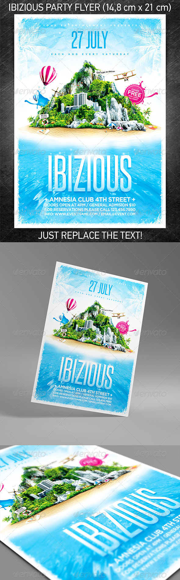 Ibizious Party Flyer - Clubs & Parties Events