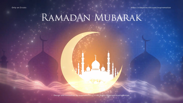 Eid & Ramadan Greetings Logo Stings template preview