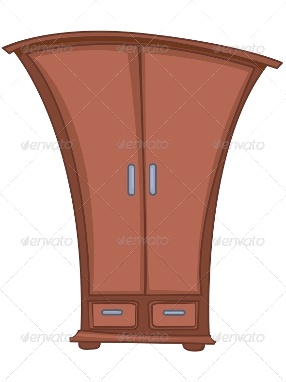 Cartoon Home Furniture Wardrobe by RAStudio GraphicRiver