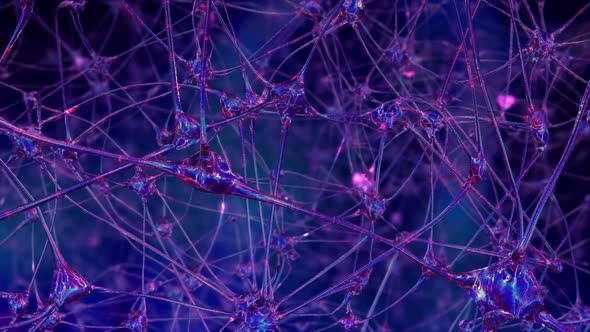 Computer Brain Thinking Neural Network