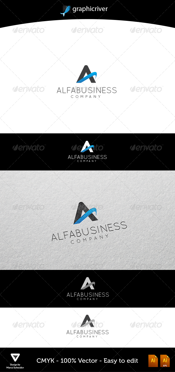 AlfaBusiness - Letters Logo Templates